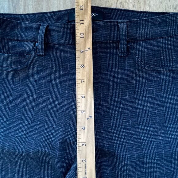 LIVERPOOL PLAID CROPPED DRESS PANTS WOMEN’S 14/32 Petite Gray High Rise Stretch - Picture 13 of 15